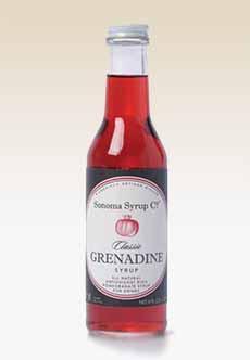 Bottle Of Grenadine From Sonoma Syrup Co.