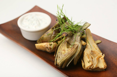 Grilled Baby Artichokes
