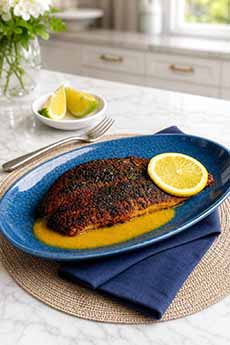Grilled Catfish With Ancho Chile Rub