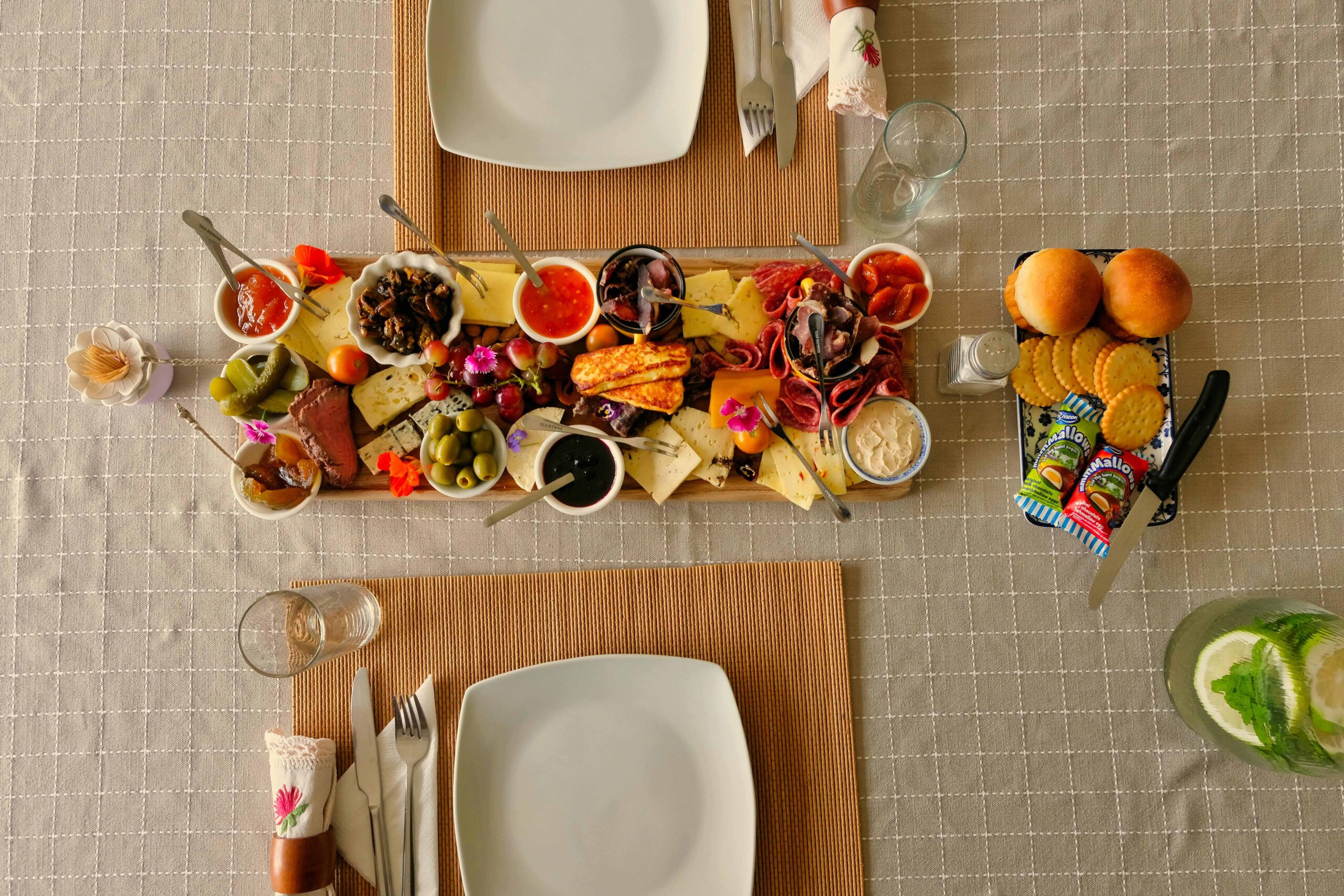 Cheese Board With Halloumi