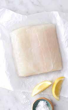 Raw Halibut Fillet