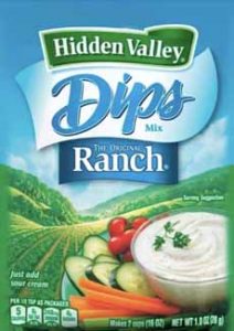 Hidden Valley Ranch Dips