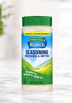 A Jar Of Hidden Valley Ranch Seasoning