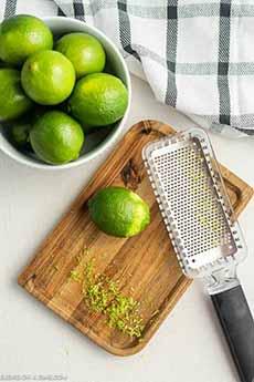 Zesting A Lime