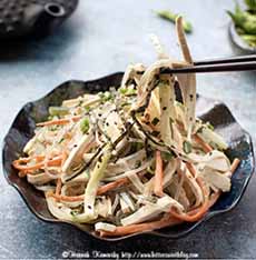 Vegan Kani Salad Recipe With Tofu
