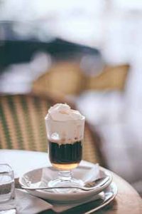 Irish Coffee With Whipped Cream