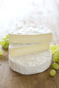 Wheel Of Brie Cheese, Whole & Sliced