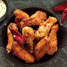 Buffalo Wings With Chiles