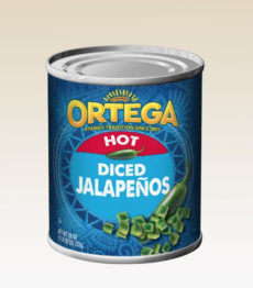 A Can Of Ortega Diced Jalapenos