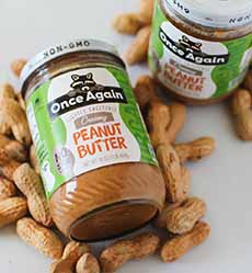 Jars Of Once Again Peanut Butter, Creamy & Crunchy