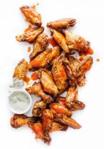 Wings With Ranch Dressing