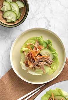 Recipe For Korean BBQ Pork Lettuce Cups