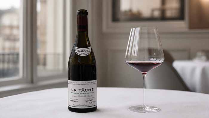 A Bottle Of La Tache Burgundy Wine