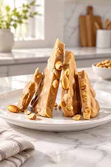 Laderach Frischoggi blonde chocolate with almonds.
