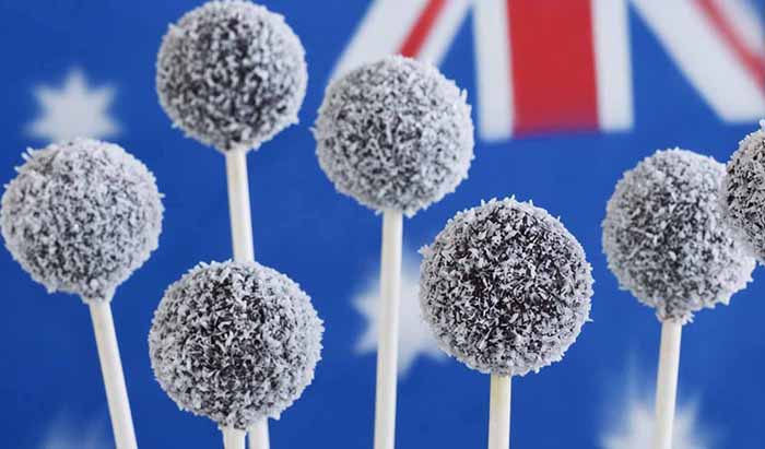 Lamington Cake Pops