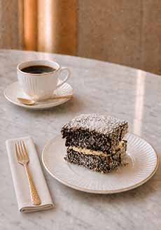 Lamington And Coffee