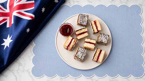 Plate Of Lamingtons