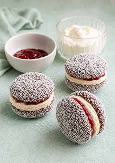 Lamington Whoopie Pies