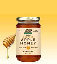 A Jar Of Langer Farms Vegan Apple Honey