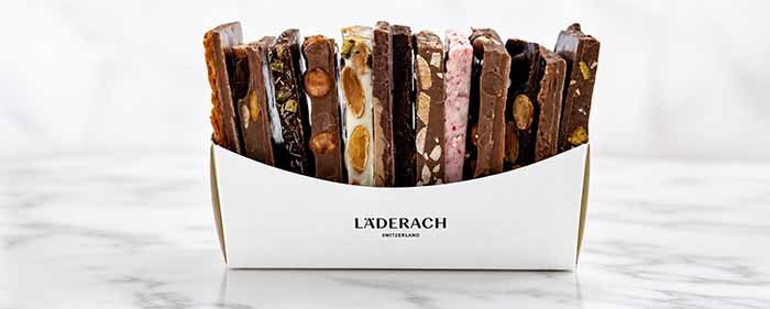 Box Of Laderach's FrischSchoggi Chocolate