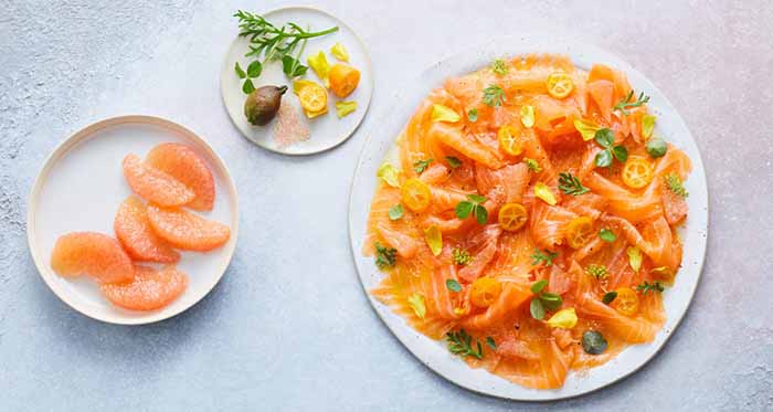 Plate Of Smoked Salmom