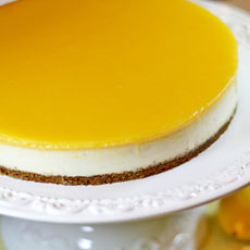 Cheesecake With Lemon Curd