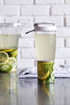 A Pitcher Of Lemon Cucumber Water