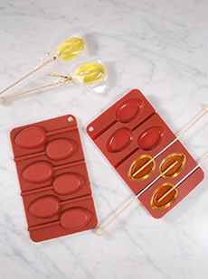 Homemade Lemon Lollipops