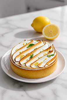 Lemon Meringue Pie In Springform Mold