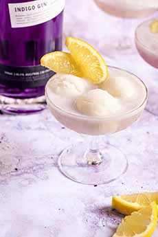Lemon Sorbet With Gin