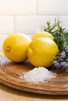 Whole Lemons & Coarse Salt