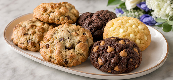 A Plate Of Levain Cookies