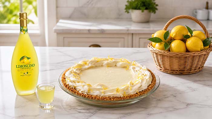 Limoncello Ice Cream Pie