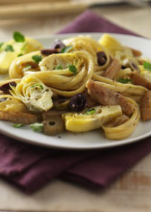 Pasta With Artichokes & Olives Recipe
