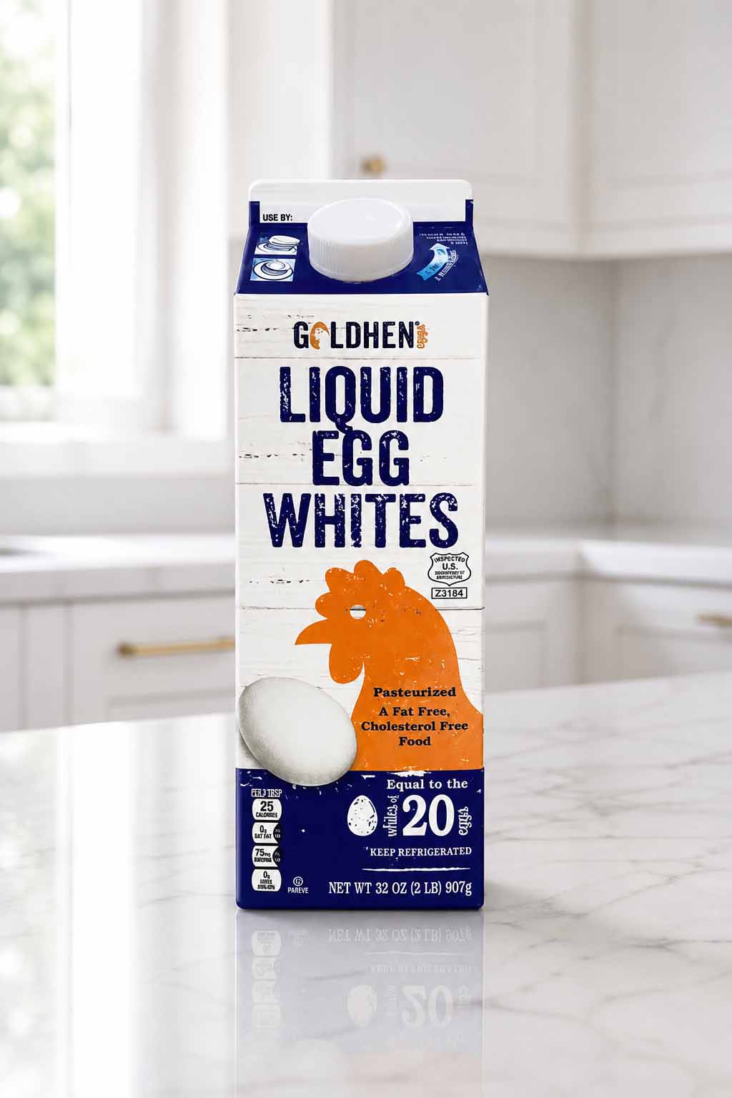 A Carton Of Liquid Egg Whites