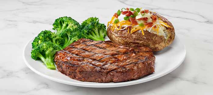 Steak With Loaded Baked Potato