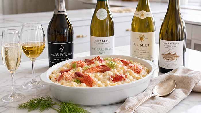 Lobster Mac & Cheese With Wine