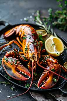 Cooked Whole Lobster
