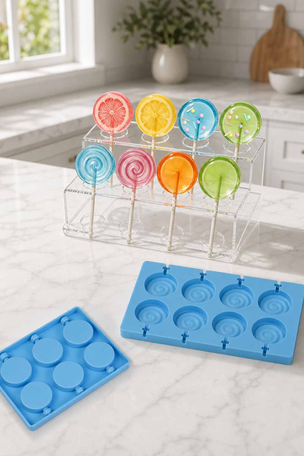 Lollipop Stand With Lollipops