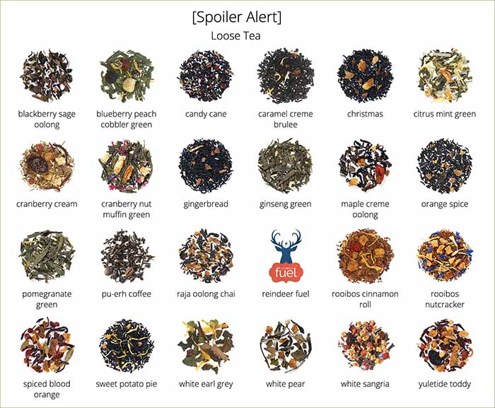 Tea Advent Calendar Teas