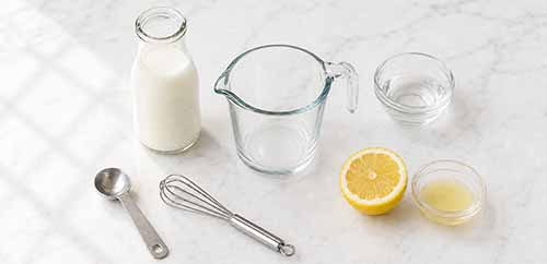 Homemade Buttermilk Ingredients