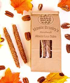 Bag Of Minnie Beasley Maple Pecan Tuiles