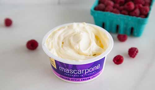 A Tub Of Vermont Creamery Mascarpone