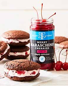 Maraschino Cherry Whoopie Pies