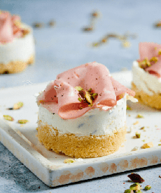 Savory Cheesecake Recipe Appetizers With Mortadella Topping