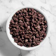 Mini Chocolate Chips In A Ramekin