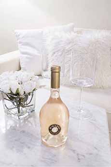 Bottle Of Miraval Rose Wine