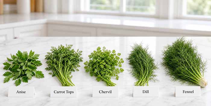 Fresh Dill & Other Feathery Herbs