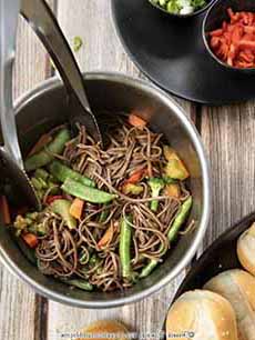 A Bowl Of Yakisoba Noodles