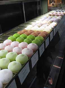Mochi In Many Flavors At A Bakery